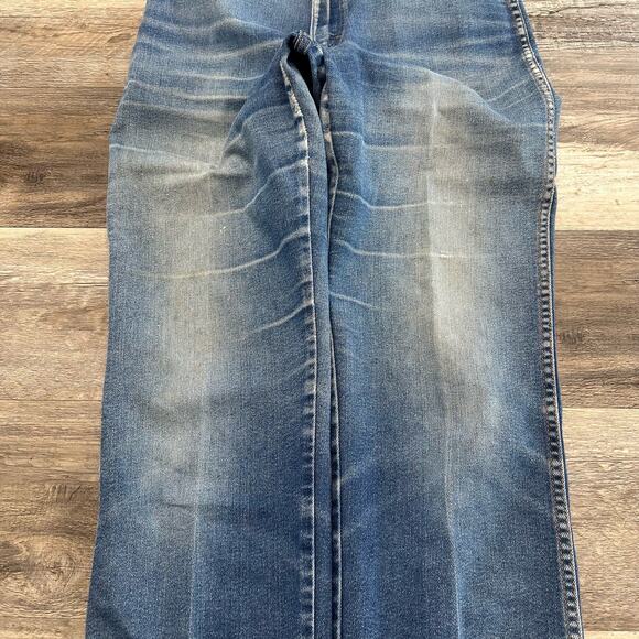 Vintage 90's Maverick Mid Wash Womens 30" High Rise Straight‎ Cut Jeans - Picture 10 of 12